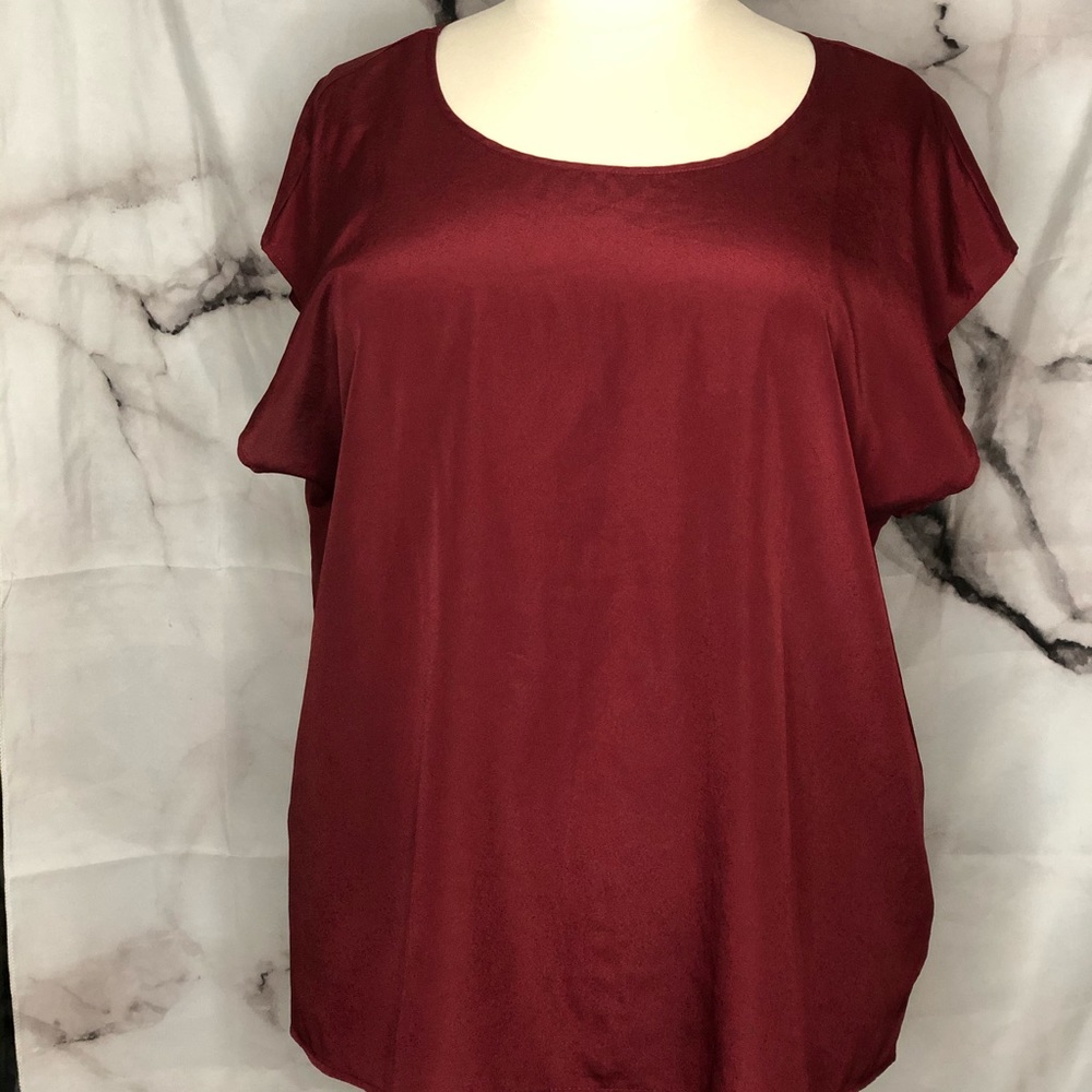 Forever 21 Burgundy Blouse